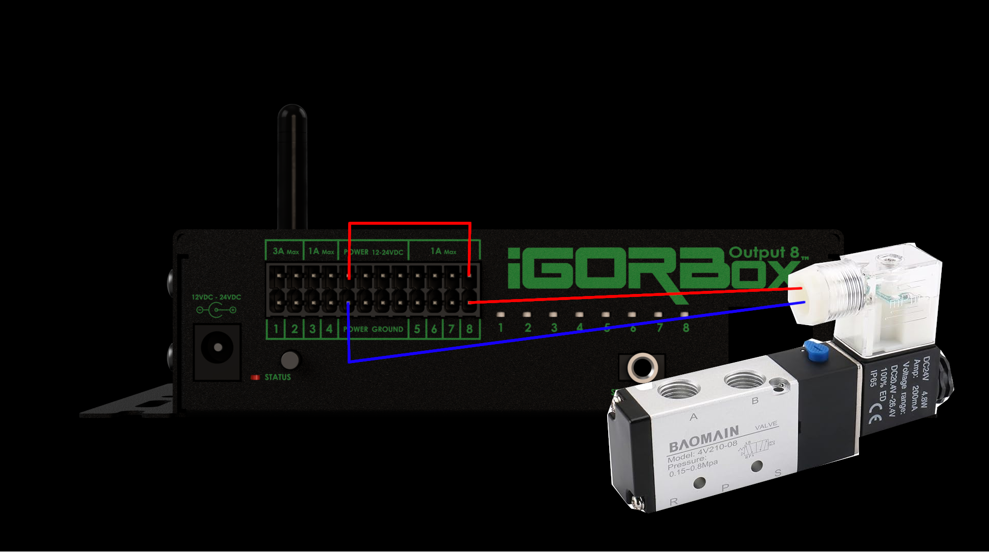 Simple Solenoid Wiring